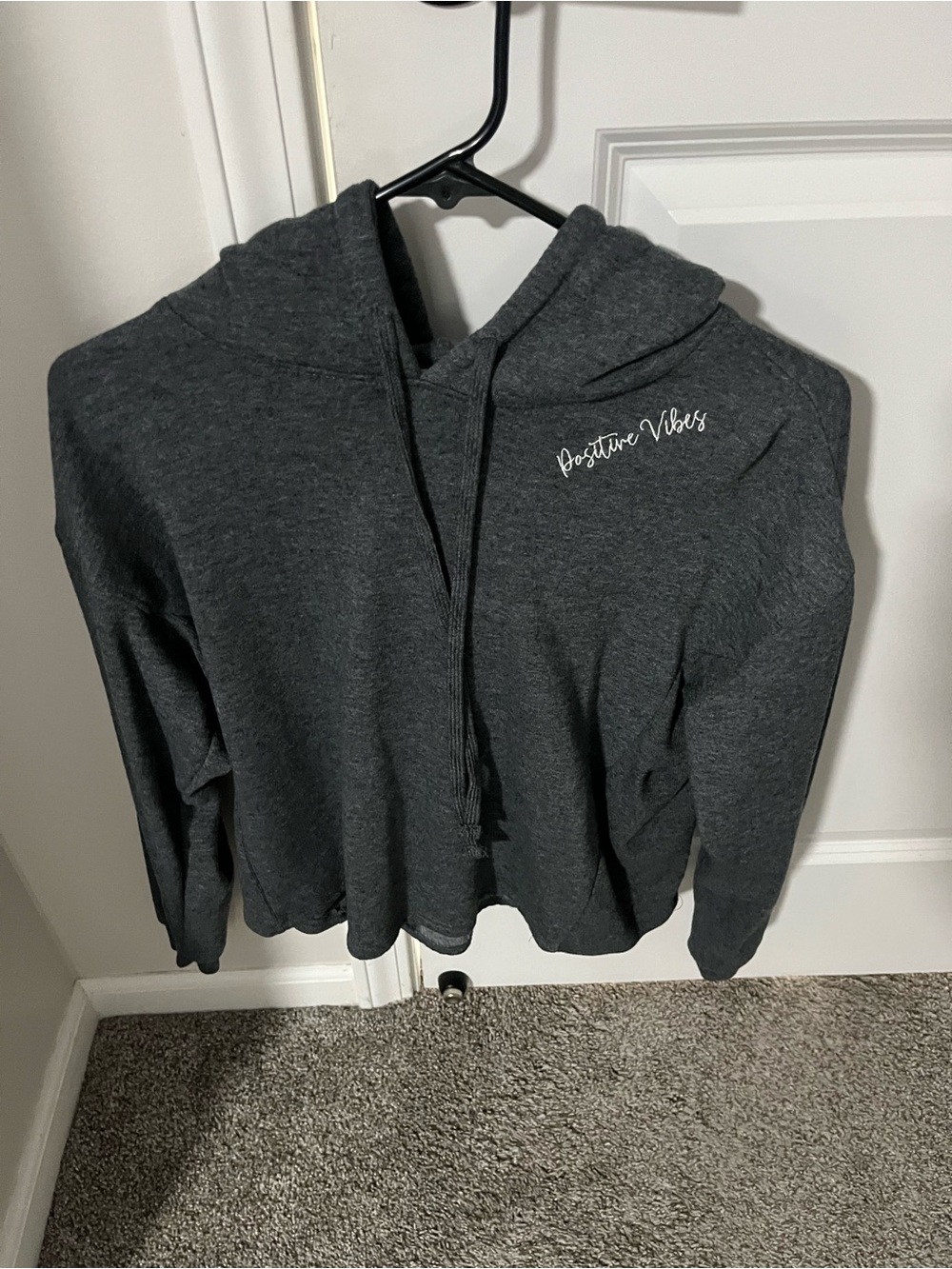"Positive Vibes" Women’s  Cropped Hoodie